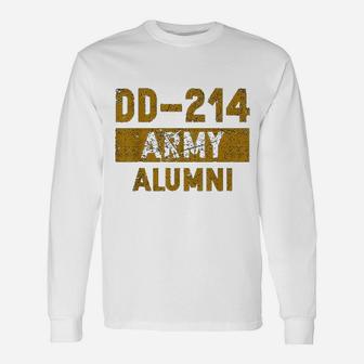 Dd214 Us Army Alumni Vintage Veteran Retired Military Long Sleeve T-Shirt - Seseable