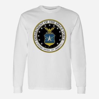 Department Of The Space Force United States Of America Long Sleeve T-Shirt - Seseable