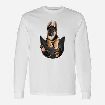 Deutscher Schäferhund Tasche Langarmshirts - Seseable