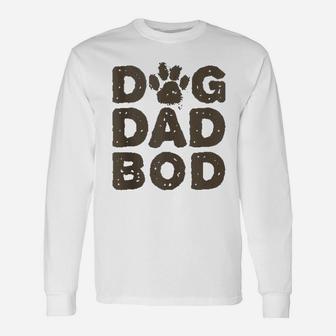 Dog Dad Bod Long Sleeve T-Shirt - Seseable