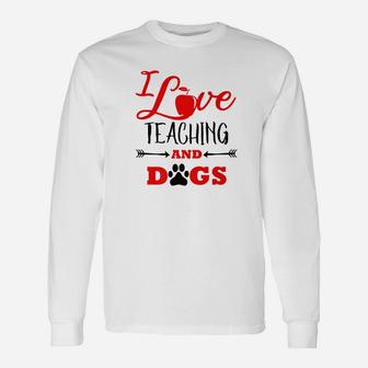 Dog Mom Dad Teacher End Of Year Present Long Sleeve T-Shirt - Seseable