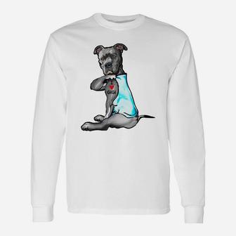 Dog Mom I Love My Gigi Long Sleeve T-Shirt - Seseable