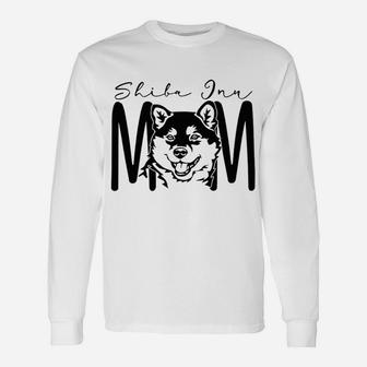 Dog Mom Shiba Inu Long Sleeve T-Shirt - Seseable