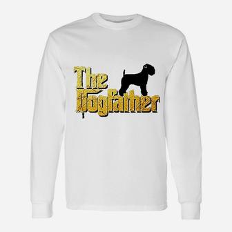 Dogfather Fathers Day, dad birthday gifts Long Sleeve T-Shirt - Seseable