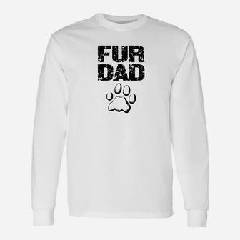 Doggy Loving Fur Dad Fathers Day Premium Long Sleeve T-Shirt - Seseable