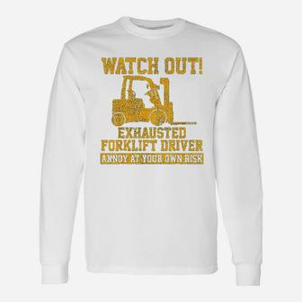 Driver Watch Out Vintage Long Sleeve T-Shirt - Seseable