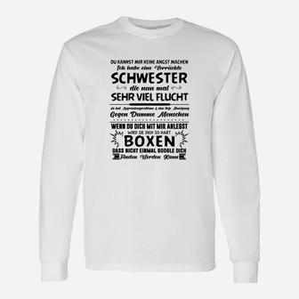 Du Kannst Mir Keine Angst Machen Langarmshirts - Seseable