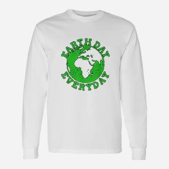 Earth Day Everyday Green Earth Day Climate Change Long Sleeve T-Shirt - Seseable