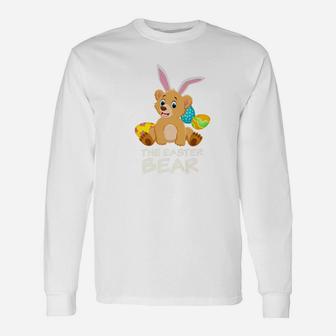 The Easter Bear Happy Easter For Dog Lover Long Sleeve T-Shirt - Seseable