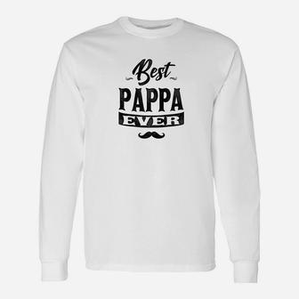 Fathers Day Best Pappa Ever Men Long Sleeve T-Shirt - Seseable
