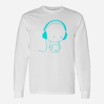 Fathers Day Idea Music Lover Dad Premium Long Sleeve T-Shirt - Seseable