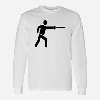 Fencing Long Sleeve T-Shirt - Seseable