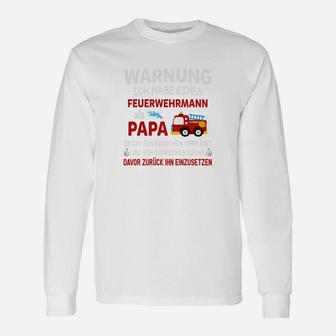 Feuerwehrmann Warbung Kid Langarmshirts - Seseable