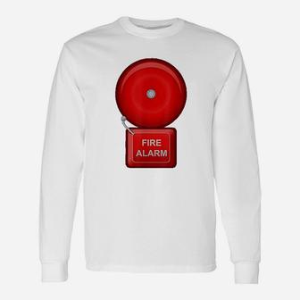 Fire Alarm Costume Matching Group Long Sleeve T-Shirt - Seseable