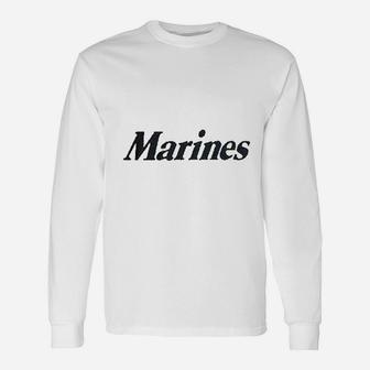 Fox Outdoor Products Marines One Sided Imprinted Marines Long Sleeve T-Shirt - Seseable