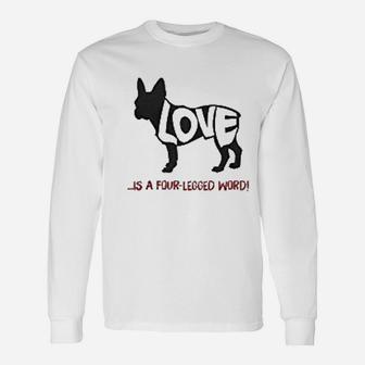 French Bulldog Love Long Sleeve T-Shirt - Seseable