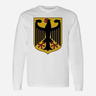 German Eagle Bundesadler Coat Of Arms T-shirt Long Sleeve T-Shirt - Seseable