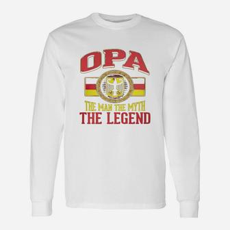 German Opa Legend Shirt Long Sleeve T-Shirt - Seseable