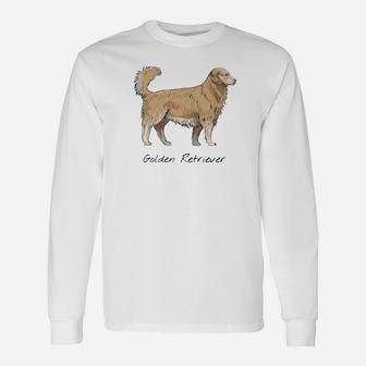 Golden Retriever Doggy, dog christmas gifts, gifts for dog owners, dog birthday gifts Long Sleeve T-Shirt - Seseable