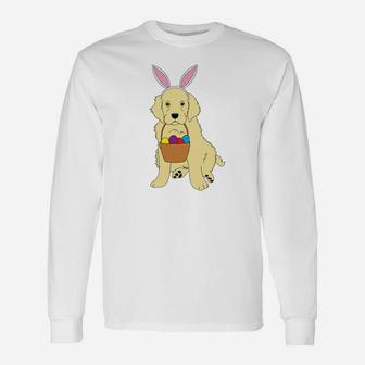 Golden Retriever Easter Puppy Dog Lovers For Women Long Sleeve T-Shirt - Seseable