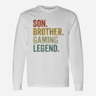 Good Cool Christmas For 10 Year Old Boys Gaming Gamer Long Sleeve T-Shirt - Seseable