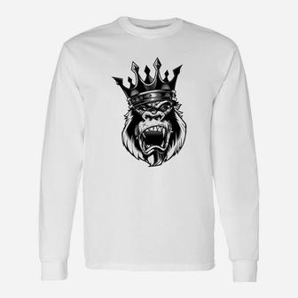 Gorilla King Long Sleeve T-Shirt - Seseable