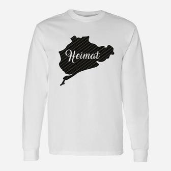 Heimatliebe Österreich Landkarte Langarmshirts, Österreichische Fahnen Design - Seseable