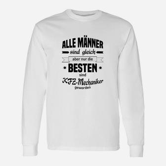 Herren Langarmshirts Beste Kfz-Mechaniker Spruch, Lustiges Outfit für Automechaniker - Seseable