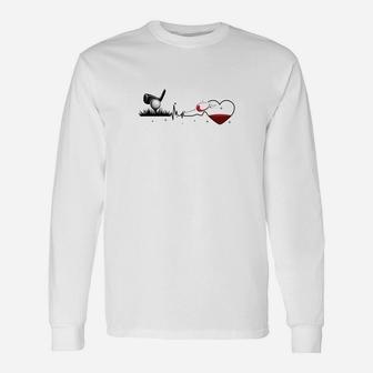 Herren Langarmshirts, Wein & Musik Herzschlag Design - Seseable