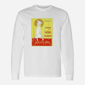 Italian Greyhound Dog Art Italian Greyhound Long Sleeve T-Shirt | Seseable CA