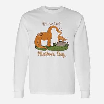 Its Our 1st Brontosaurus Long Sleeve T-Shirt - Seseable