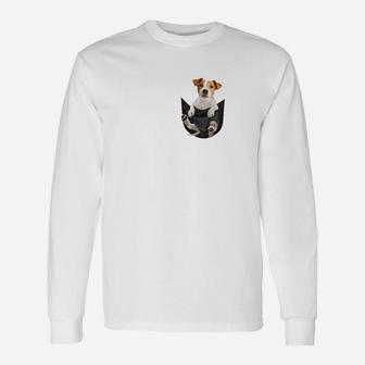 Jack Russell Terrier Tasche Langarmshirts - Seseable