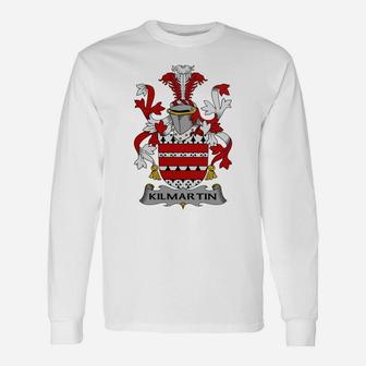 Kilmartin Crest Irish Crests Ii Long Sleeve T-Shirt - Seseable