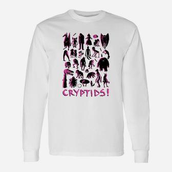 Know Your Cryptids Long Sleeve T-Shirt - Seseable