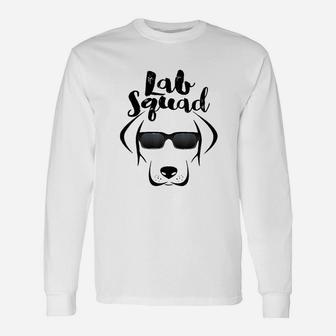Labrador Dog Lab Squad Love Long Sleeve T-Shirt - Seseable