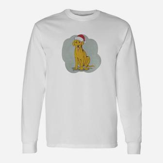 Labrador Retriever Christmas Shirt Premium T-shirt Long Sleeve T-Shirt - Seseable