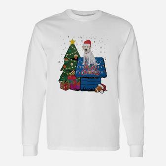 Labrador Retriever Ugly Sweater Christmas Long Sleeve T-Shirt - Seseable
