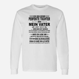 Liebe zum Vater Design Langarmshirts, Statement-Tee für Töchter - Seseable