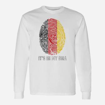 I Love My Germany Country It Is In My Dna Long Sleeve T-Shirt - Seseable
