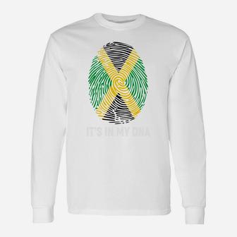 I Love My Jamaica Country It Is In My Dna Long Sleeve T-Shirt - Seseable