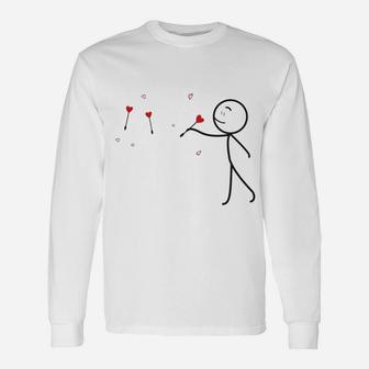 Love You Madly Couples Husband For Valentines Day Long Sleeve T-Shirt - Seseable