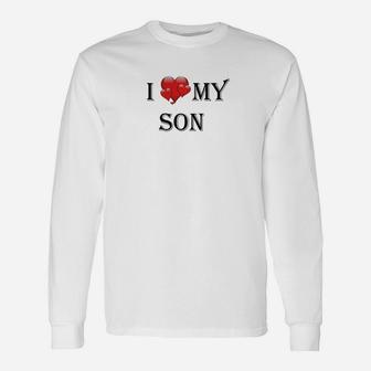 I Love My Son Light I Love My Son Tshirt Long Sleeve T-Shirt - Seseable