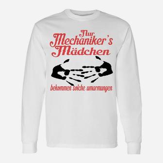 Lustiges Mechaniker-Girlfriend Langarmshirts | Spruch für Mechanikerinnen - Seseable