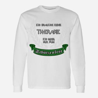 Lustiges Schützenfest Langarmshirts, Therapie-Ersatz Motiv - Seseable