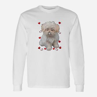 Maltese Dog Lover Dogs Puppies Owners Long Sleeve T-Shirt - Seseable