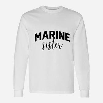 Marine Sister Grey Dolman Long Sleeve T-Shirt - Seseable