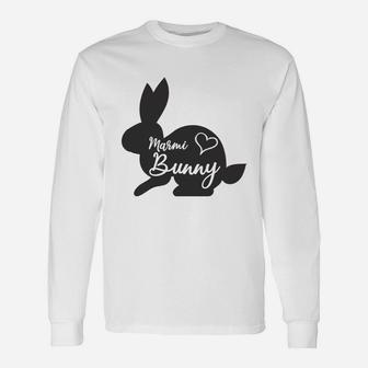Marmi Bunny Cute Adorable Easter Great Women Long Sleeve T-Shirt - Seseable