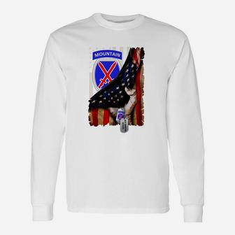 Meet My 10th Mountain Division Dad Jobs Long Sleeve T-Shirt - Seseable