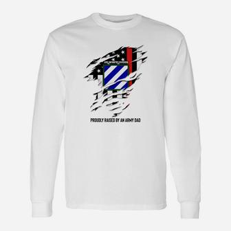 Meet My 3rd Infantry Division Dad Jobs Long Sleeve T-Shirt - Seseable
