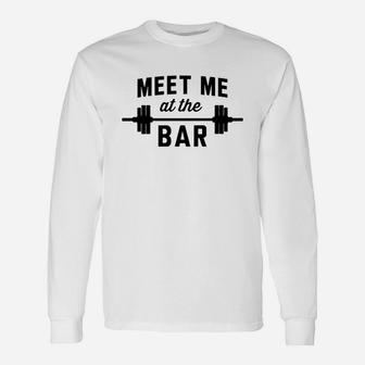 Meet Me At The Bar Tshirts Long Sleeve T-Shirt - Seseable